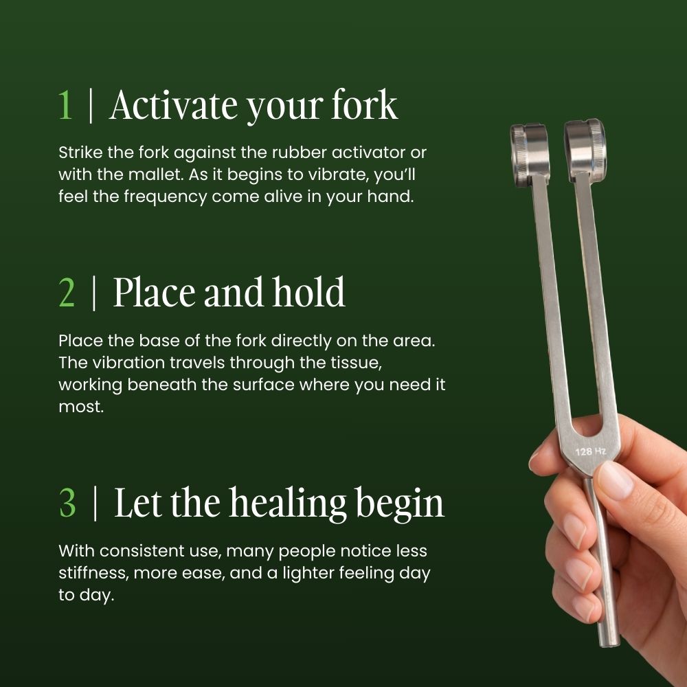 Vemise 128Hz Tuning Fork The Healing Instrument