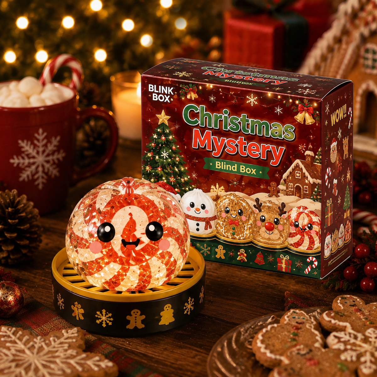 🎄🥟 Christmas Squishy Dumplings 🎁 Blind Box ✨ New Release • Limited Time • Pick Your Favorite! 🎀